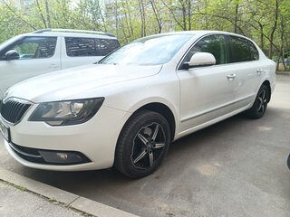 2014 Skoda Superb DSG II Рестайлинг, белый, 1245000 рублей, вид 2