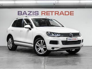 2012 Volkswagen Touareg II, белый, 1870000 рублей, вид 3