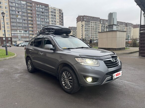 2011 Hyundai Santa Fe II Рестайлинг, серый - вид 2