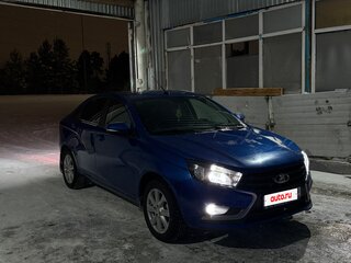 2021 Lada (ВАЗ) Vesta I, синий, 1050000 рублей, вид 4