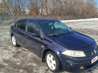 2007 Renault Megane II Рестайлинг, синий, 400000 рублей, вид 2