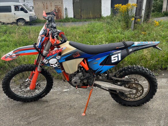 2023 KTM 350 EXC F, оранжевый, 900000 рублей - вид 4