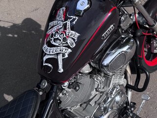 1993 Yamaha XV1100 Virago, коричневый, 400000 рублей, вид 5