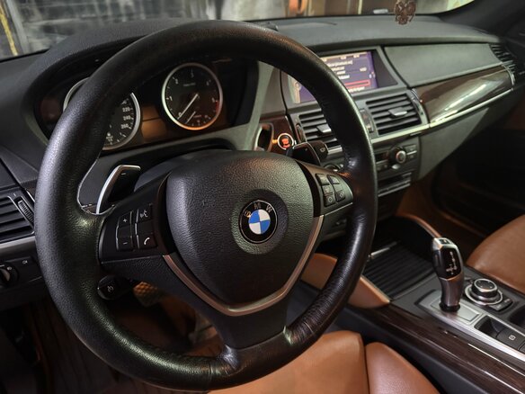 2013 BMW X6 30d I (E71) Рестайлинг, синий - вид 10