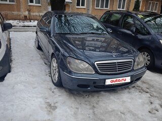 2000 Mercedes-Benz S-Класс 320 IV (W220), синий, 750000 рублей, вид 4