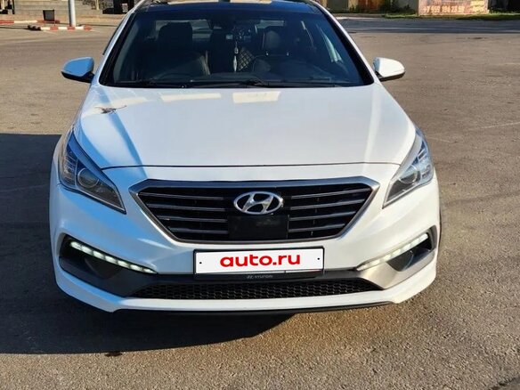 2014 Hyundai Sonata VII (LF), белый, 1750000 рублей - вид 1
