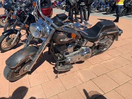 1997 Harley-Davidson Fat Boy, чёрный, 1800000 рублей, вид 1