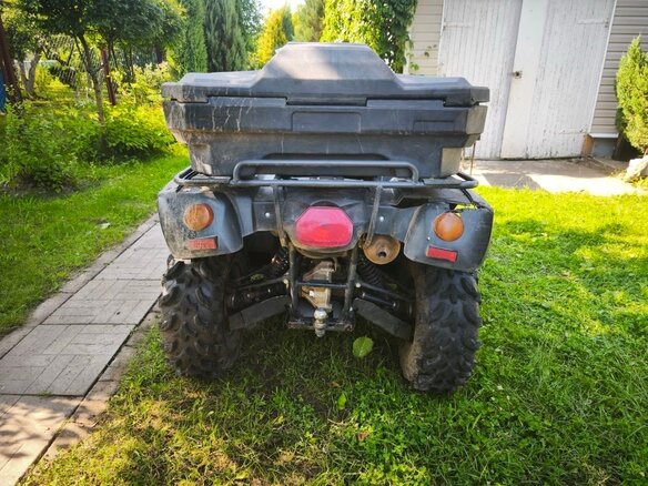2014 Stels ATV-600YS Leopard, чёрный, 400000 рублей - вид 3