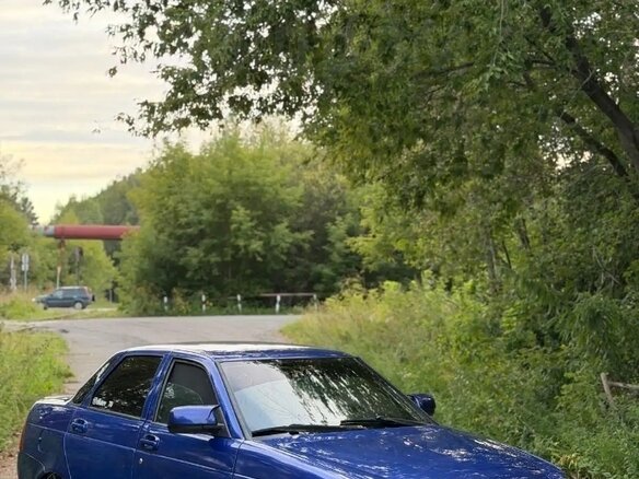 2008 Lada (ВАЗ) Priora I, синий - вид 4