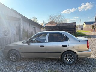 2007 Hyundai Accent ТагАЗ II, бежевый, 360000 рублей, вид 4