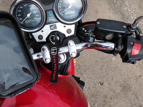 2005 Honda CB 400 Super Four, красный, 400000 рублей, вид 5