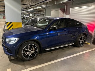 2019 Mercedes-Benz GLC Coupe 300 d I (C253) Рестайлинг, синий, 3500000 рублей, вид 1