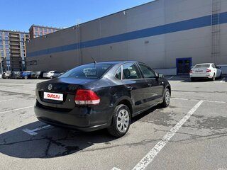 2012 Volkswagen Polo V, чёрный, 575000 рублей, вид 4