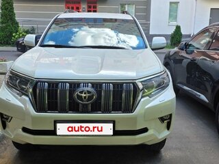 2018 Toyota Land Cruiser Prado 150 Series Рестайлинг 2, белый, 6200000 рублей, вид 1