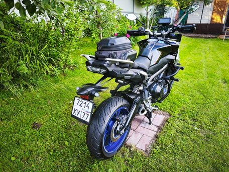 2019 Yamaha MT-09 Tracer (FJ-09), синий, 920000 рублей, вид 2
