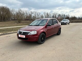 2012 Renault Logan I Рестайлинг, красный, 500000 рублей, вид 3