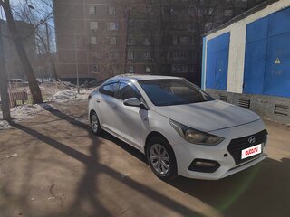 2019 Hyundai Solaris II, белый, 800000 рублей, вид 4