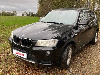 2012 BMW X3 20i xDrive II (F25), чёрный, 1500000 рублей, вид 1