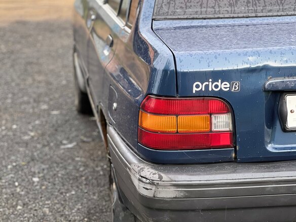1995 Kia Pride I, синий, 100000 рублей - вид 5