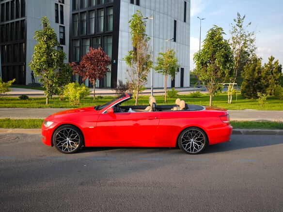 2007 BMW 3 серии 325i V (E90/E91/E92/E93), красный, 1690000 рублей - вид 12