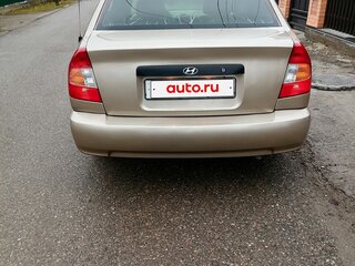 2004 Hyundai Accent ТагАЗ II, жёлтый, 450000 рублей, вид 4