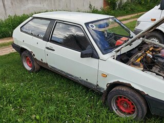 1997 Lada (ВАЗ) 2108, белый, 125000 рублей, вид 2