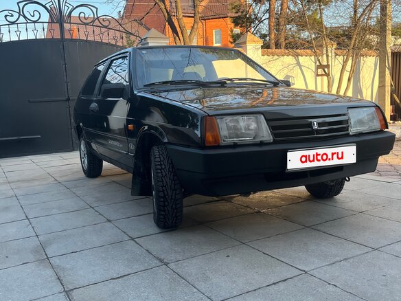 1997 Lada (ВАЗ) 2108, чёрный - вид 1