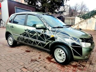 2011 Lada (ВАЗ) Kalina I, зелёный, 320000 рублей, вид 1