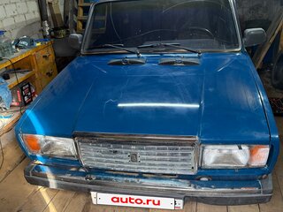 2004 Lada (ВАЗ) 2107, синий, 85000 рублей, вид 4