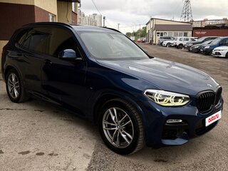 2018 BMW X3 30i xDrive III (G01), синий, 3770000 рублей, вид 4