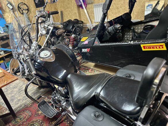 2008 Yamaha XVS1100, чёрный, 600000 рублей - вид 8