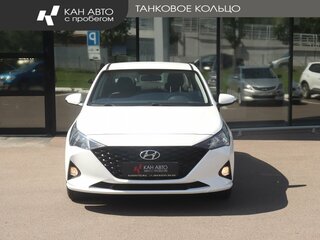 2021 Hyundai Solaris II Рестайлинг, белый, 1577000 рублей, вид 2
