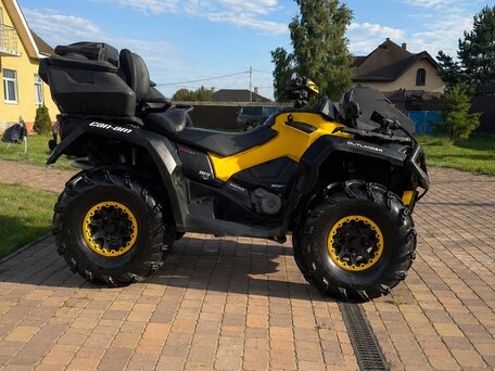 2012 BRP Can-Am Outlander 1000, жёлтый, 1200000 рублей, вид 5