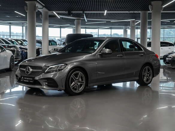 2019 Mercedes-Benz C-Класс 180 IV (W205) Рестайлинг, серый