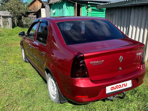 2010 Renault Logan I Рестайлинг, красный, 450000 рублей - вид 7