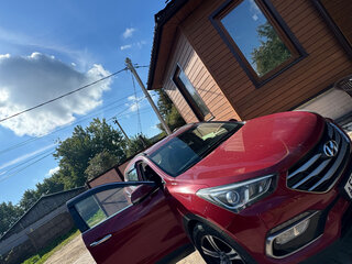 2017 Hyundai Santa Fe III Рестайлинг, красный, 2450000 рублей, вид 1