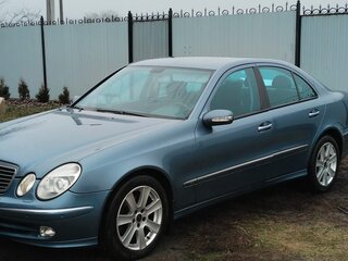 2002 Mercedes-Benz E-Класс 220 III (W211, S211), голубой, 980000 рублей, вид 2