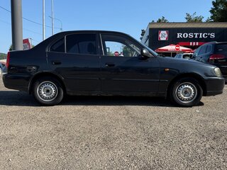 2011 Hyundai Accent ТагАЗ II, чёрный, 425000 рублей, вид 5