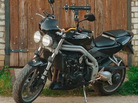 2002 Triumph Speed Triple, чёрный, 450000 рублей, вид 1