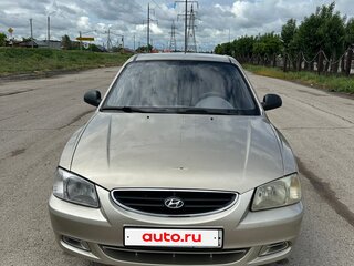 2004 Hyundai Accent ТагАЗ II, бежевый, 259000 рублей, вид 2