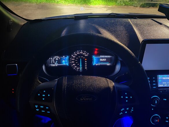 2014 Ford Edge I Рестайлинг, синий, 1400000 рублей - вид 7
