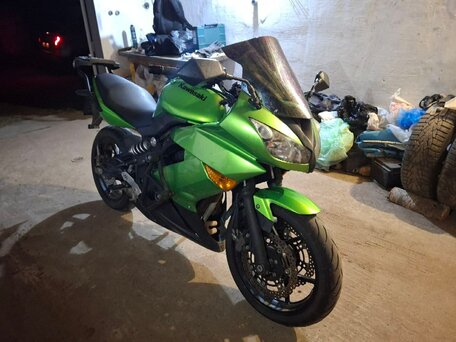 2013 Kawasaki ER-4F (Ninja 400R), зелёный, 400000 рублей, вид 5