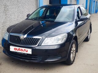 2009 Skoda Octavia II (A5) Рестайлинг, чёрный, 590000 рублей, вид 2