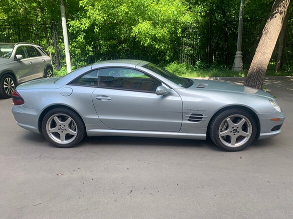 2003 Mercedes-Benz SL-Класс AMG 55 AMG II (R230), серый, 4000000 рублей - вид 6
