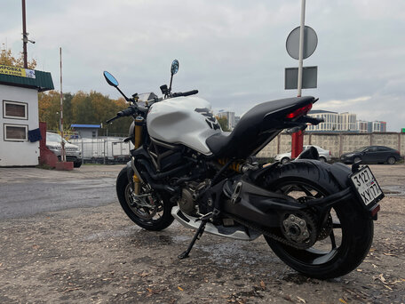 2015 Ducati Monster 1200, белый, 800000 рублей, вид 3