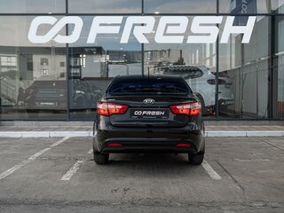 2014 Kia Rio 6-speed III, чёрный, 1035000 рублей, вид 4