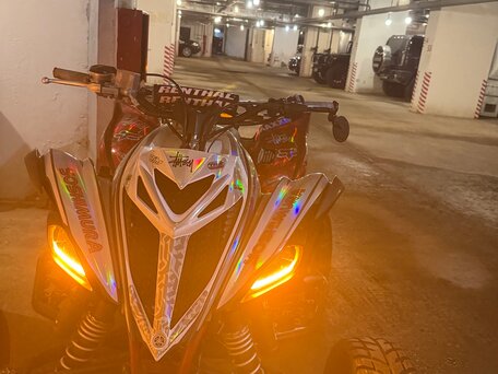 2014 Yamaha Raptor YFM700, серебристый, 1250000 рублей, вид 3