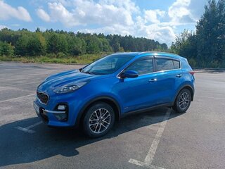 2019 Kia Sportage IV Рестайлинг, синий, 2180000 рублей, вид 1