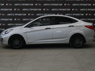 2014 Hyundai Solaris I, серебристый, 649000 рублей, вид 4