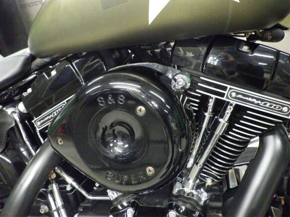2016 Harley-Davidson Softail Slim, зелёный, 1160000 рублей - вид 6